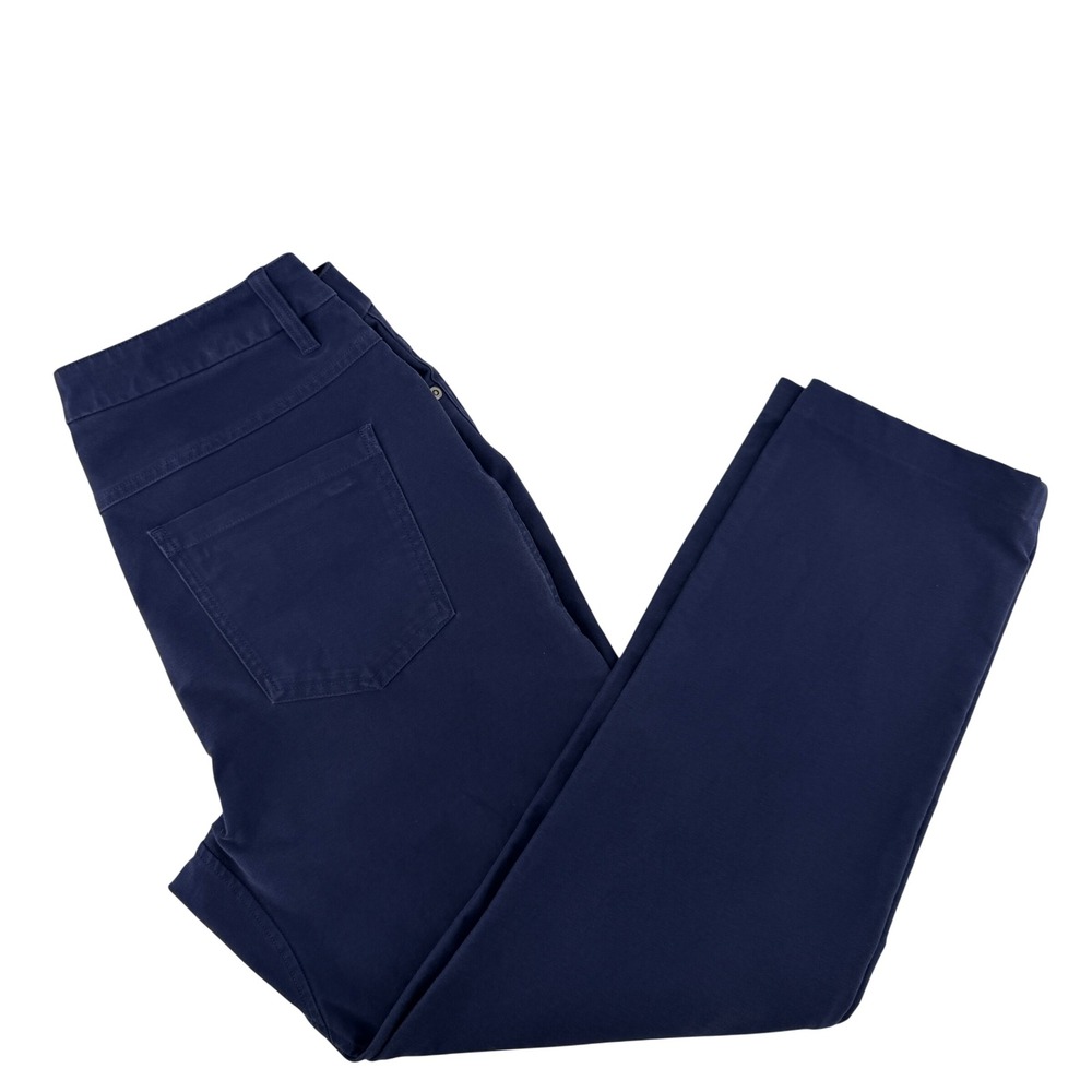 Lululemon ABC Pant Slim Mens 31 Navy Blue 5-Pocket Technical Stretch Trousers